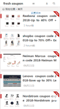 Mobile Screenshot of freshcoupon.org